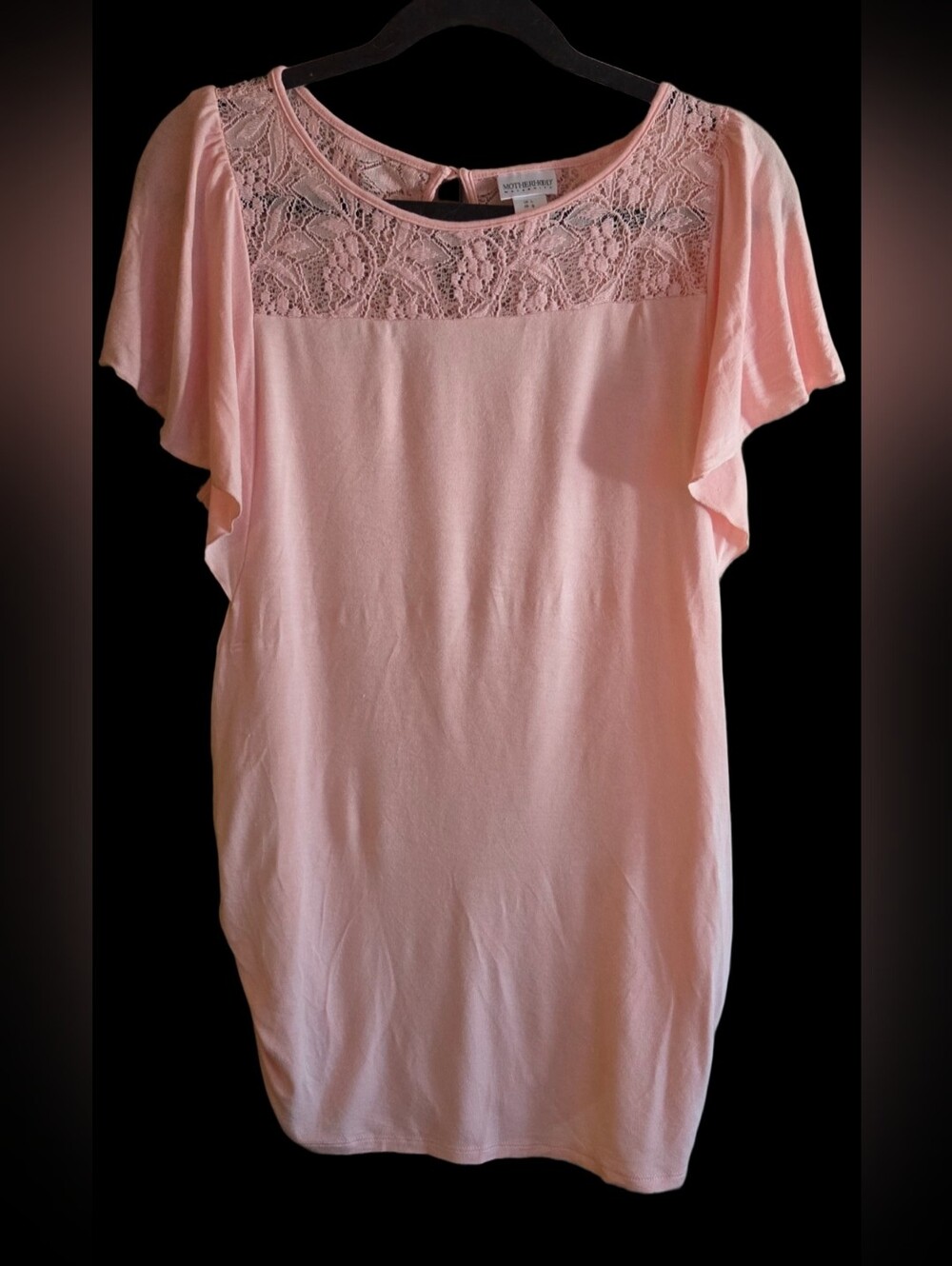 Motherhood Maternity Pink Top Size Large